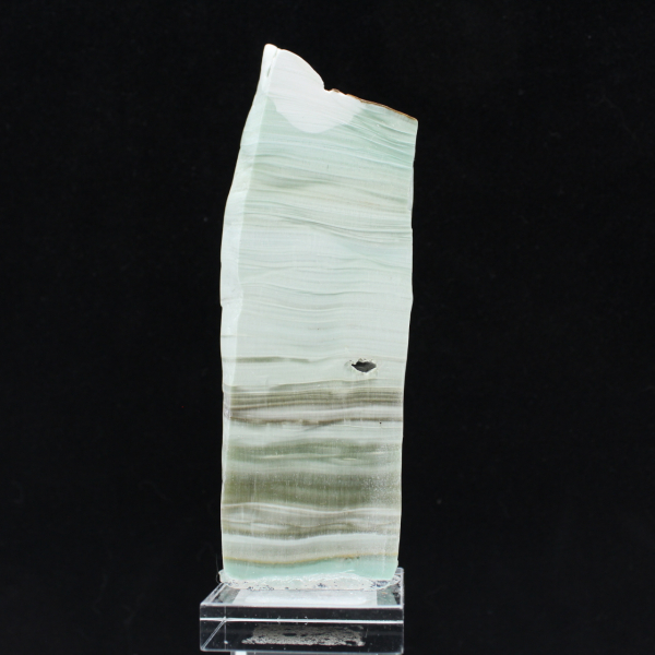 Groene aragoniet steen ideaal voor verzameling