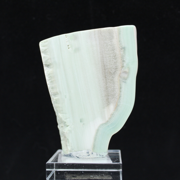 Natuurlijke groene aragoniet stenen plak