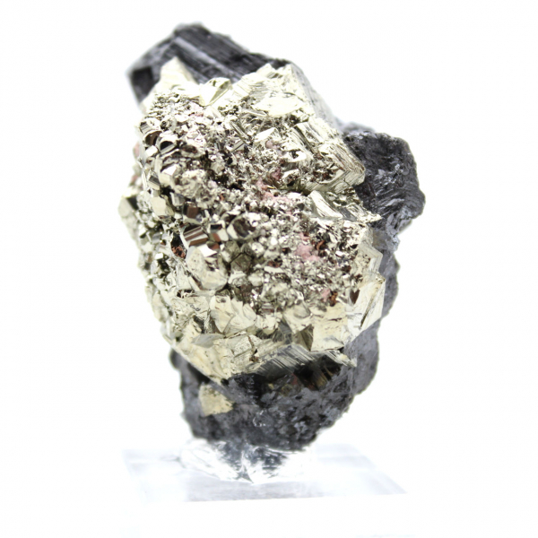 Mineralenexemplaar Pyriet en Sfaleriet
