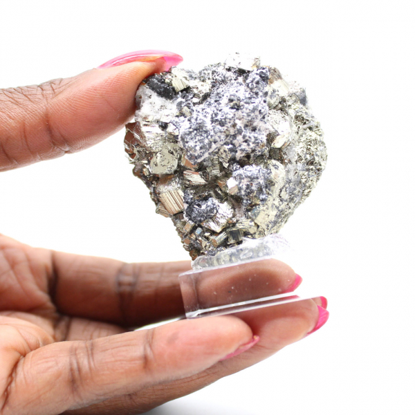 Ruw Mineraal Sfaleriet en Pyriet