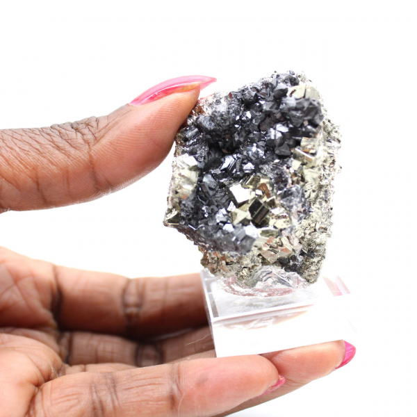 Mineralenmonster Pyriet Sfaleriet