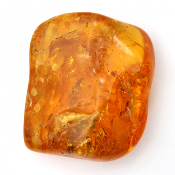 Echte gele barnsteen uit Litouwen – natuurlijk kiezelsteenartikel