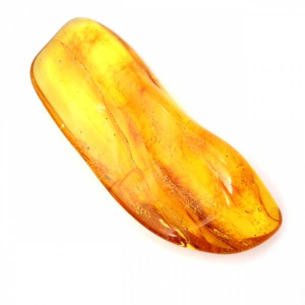 Mini gele amberkiezel – natuurlijke Baltische steen