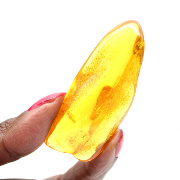 Echte Baltische barnsteen – Mineralogiekiezel