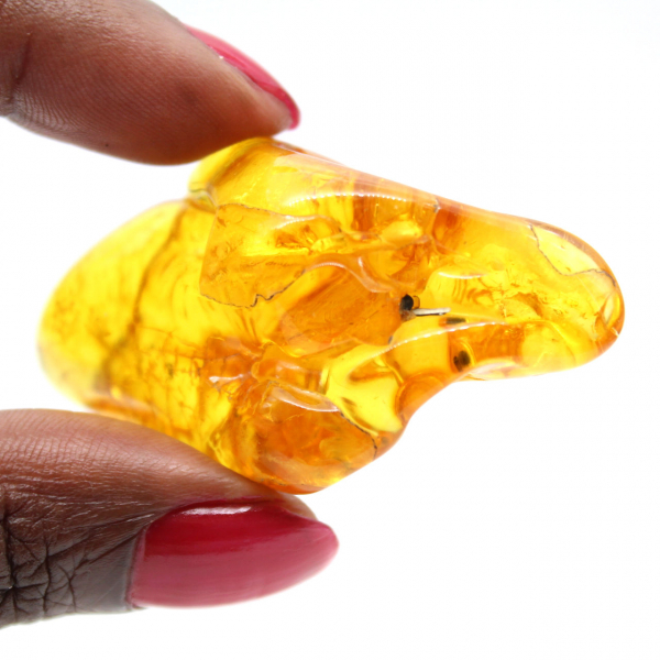 Gele amberkiezel, natuursteen uit Litouwen