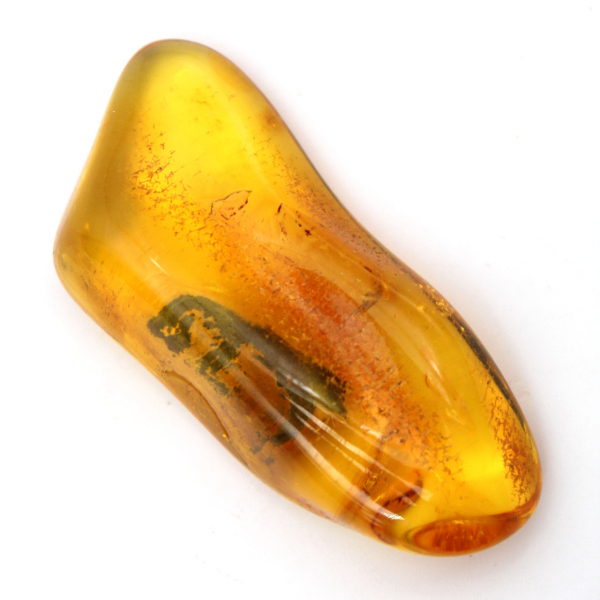 Fossiele gele barnsteen uit de Baltische staten – authentieke kiezelsteen