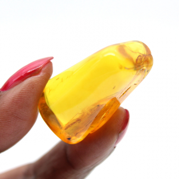 Mini Baltische gele barnsteenkiezel – fossiel ter decoratie