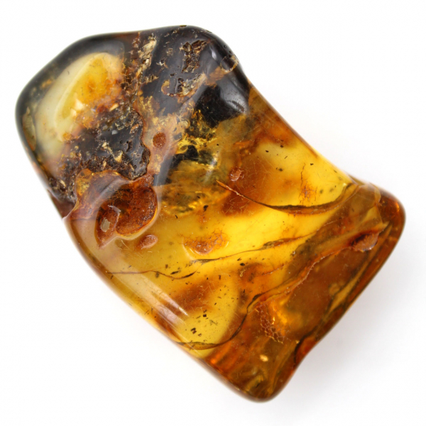 Authentieke gepolijste barnsteen uit Litouwen - Mineralogie-exemplaar