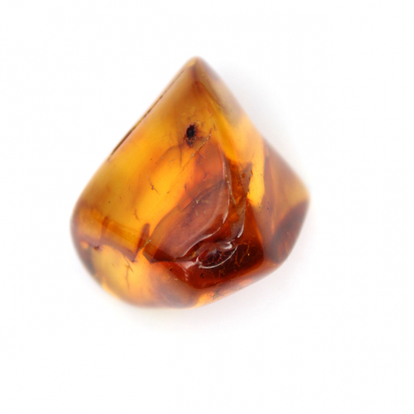 Klein exemplaar van gepolijste barnsteenkiezel - Authentiek Litouwen
