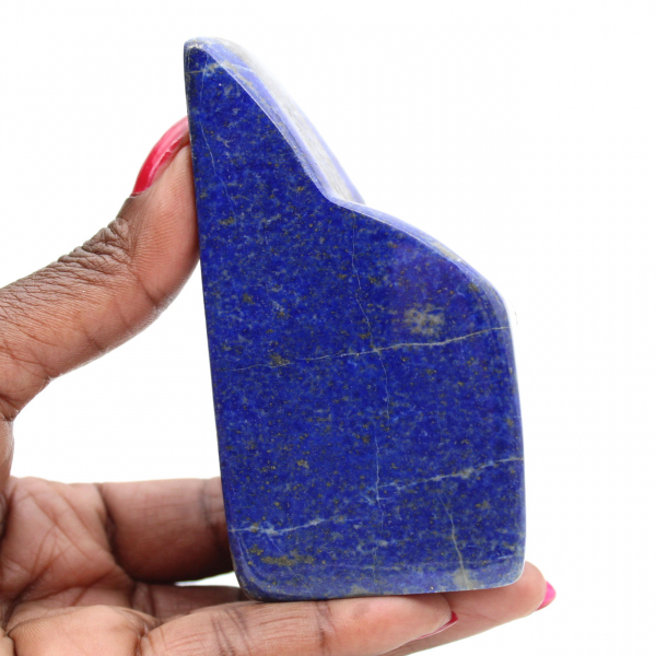 Gepolijst blauw lapis lazuli ornament uit Afghanistan