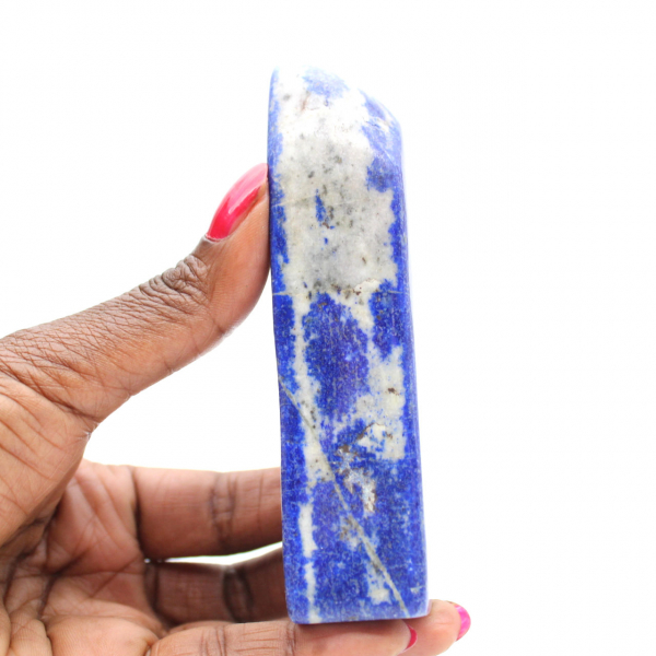 Natuurlijke gepolijste lapis lazuli steen Afghanistan