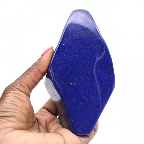 Gepolijst lapis lazuli ornament uit Afghanistan