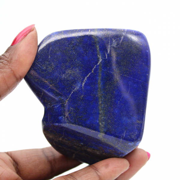Natuurlijk gepolijst lapis lazuli ornament Afghanistan
