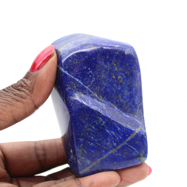 Natuurlijk gepolijst lapis lazuli ornament Afghanistan