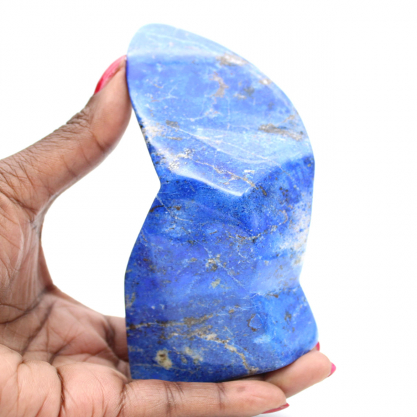 Unieke gepolijste lapis lazuli-steen uit Afghanistan