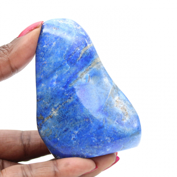 Gepolijste Lapis Lazuli verzamelsteen, unieke vorm