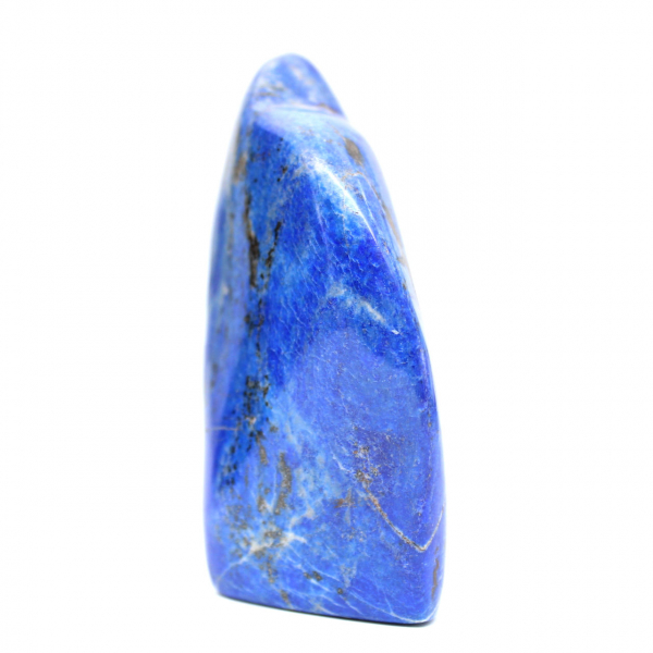Kleine gepolijste lapis lazuli uit Afghanistan, exemplaar uit een collectie