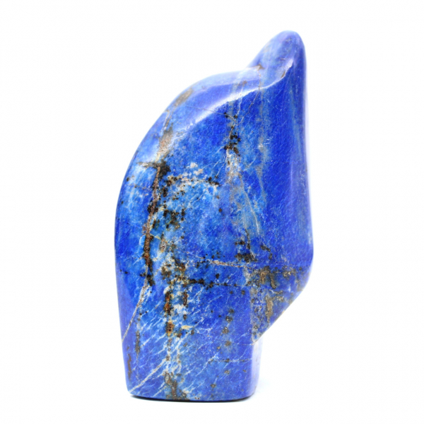 Kleine gepolijste lapis lazuli uit Afghanistan, exemplaar uit een collectie