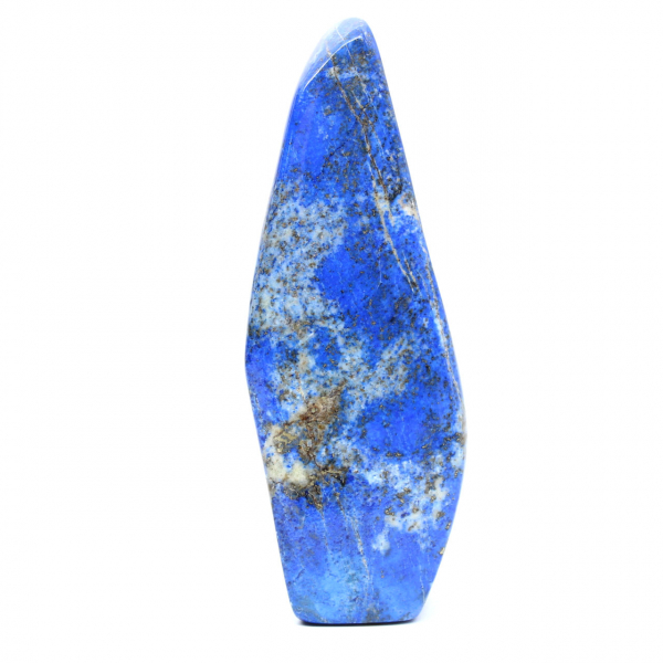 Lapis lazuli, gepolijst exemplaar uit Afghanistan, esthetisch