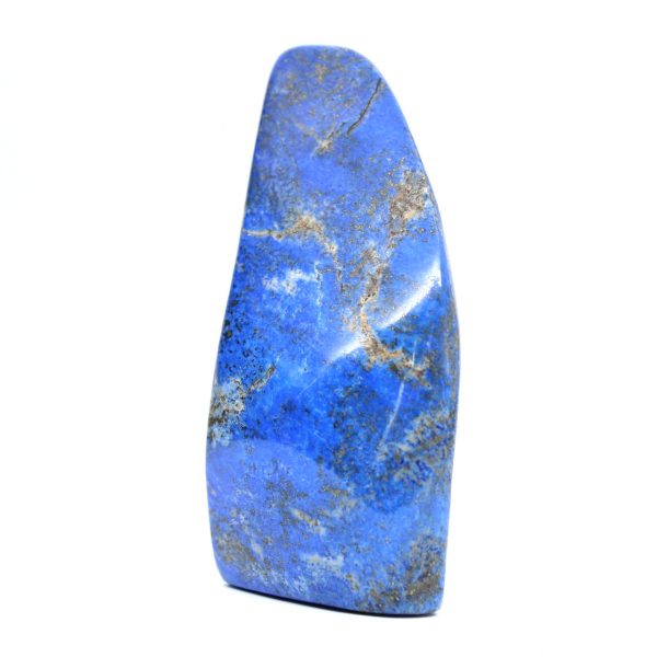 Lapis lazuli, gepolijst exemplaar uit Afghanistan, esthetisch