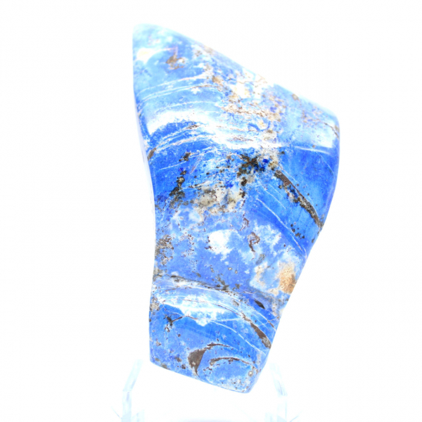 Gepolijste lapis lazuli steen, authentieke decoratie