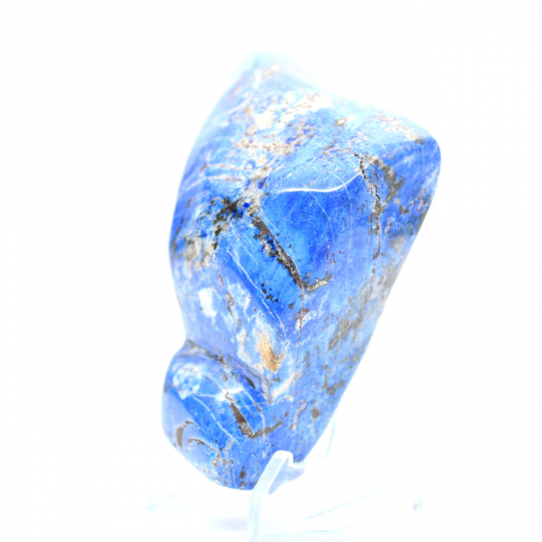 Gepolijste lapis lazuli steen, authentieke decoratie