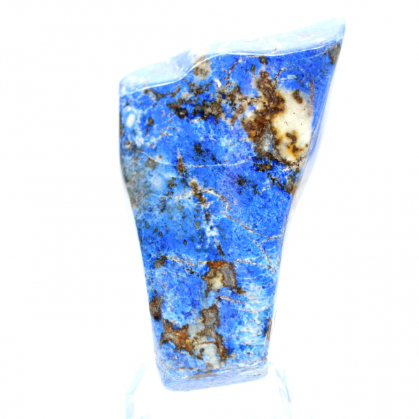 Gepolijste lapis lazuli steen, authentieke decoratie