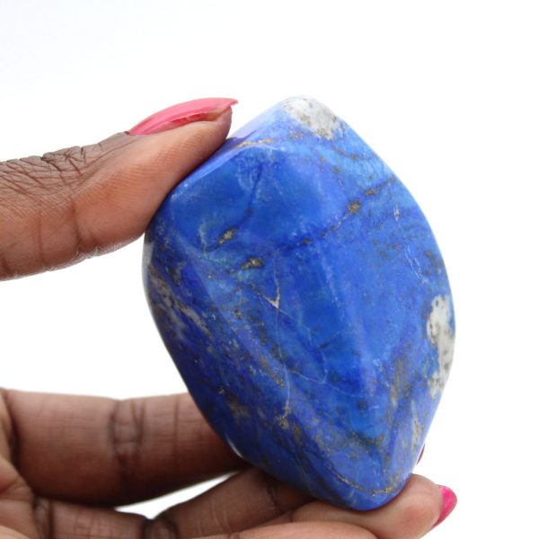 Gepolijst lapis lazuli micro-ornament, rots