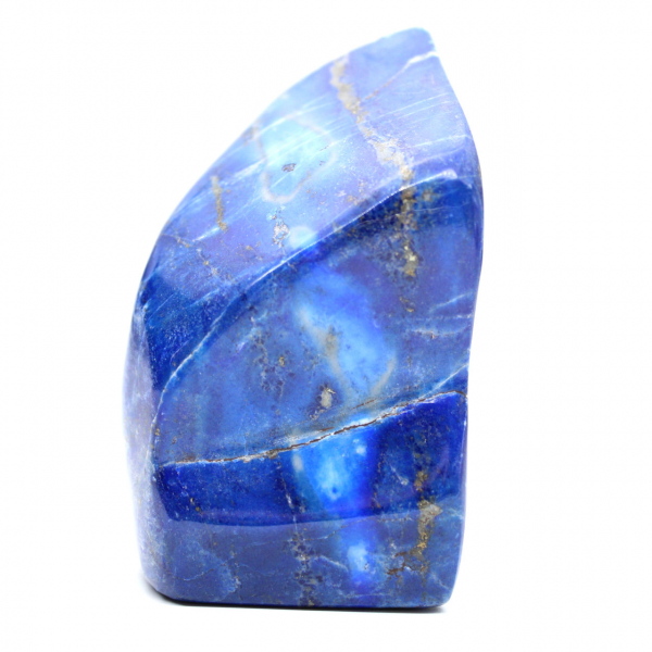 Gepolijste lapis lazuli steen, authenticiteitsmonster