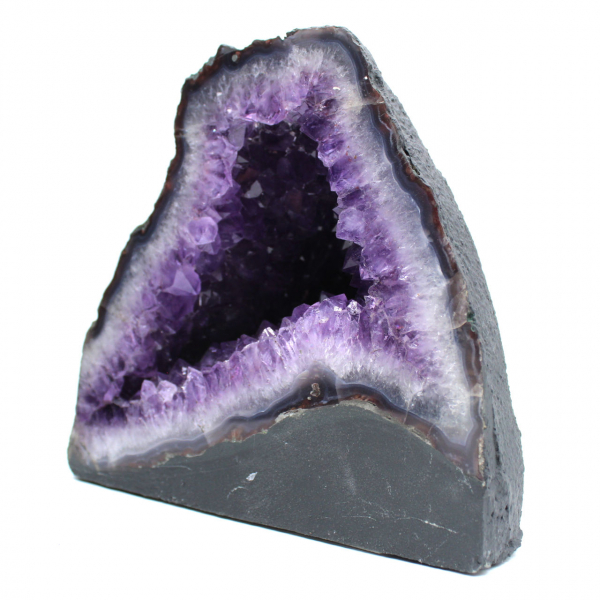  Braziliaanse amethistgeode met paarse kristallen voor verzamelaars