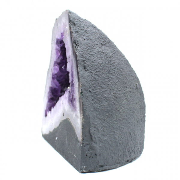 Braziliaanse amethistgeode met paarse kristallen voor verzamelaars