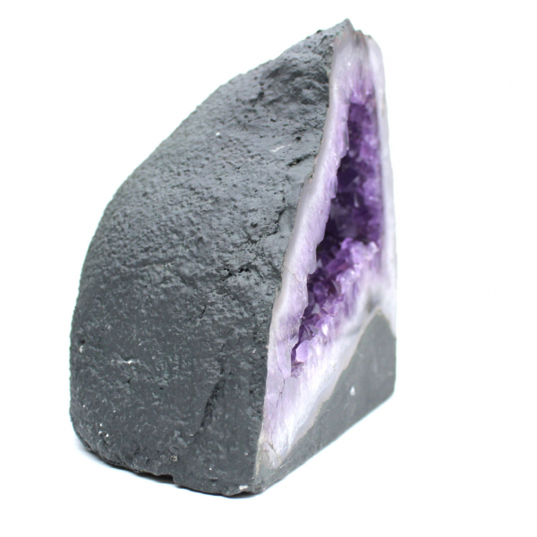  Braziliaanse amethistgeode met paarse kristallen voor verzamelaars