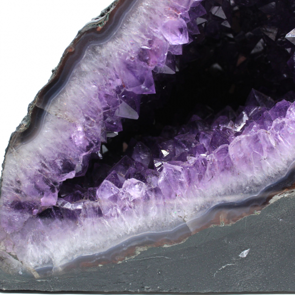  Braziliaanse amethistgeode met paarse kristallen voor verzamelaars