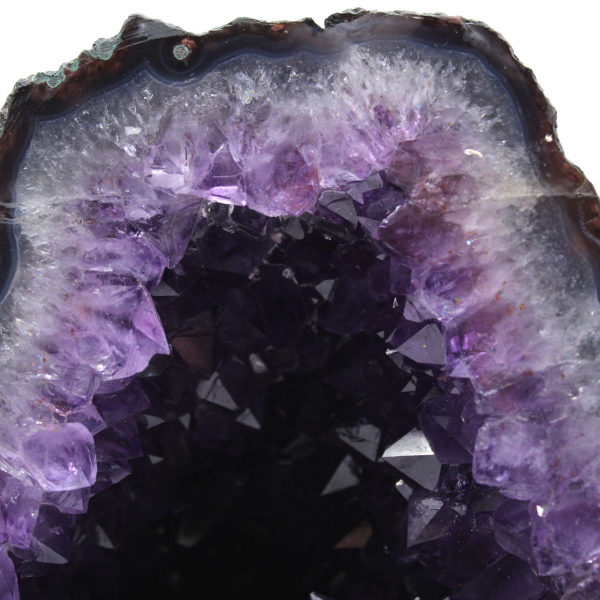  Braziliaanse amethistgeode met paarse kristallen voor verzamelaars