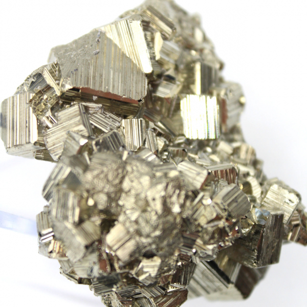 Pyriet uit Peru ruw mineraal