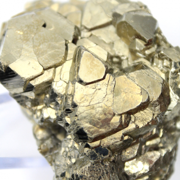 Pyrietsteen ruw mineraal