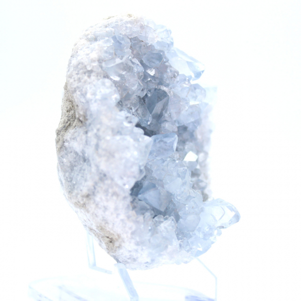 Blauwe celestiet kristalformatie Madagaskar