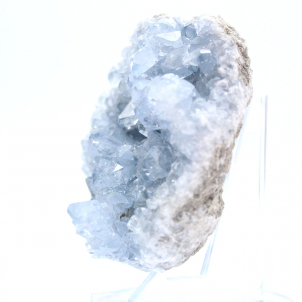 Blauwe celestiet kristalformatie Madagaskar