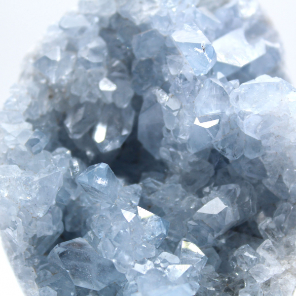 Blauwe celestiet kristalformatie Madagaskar