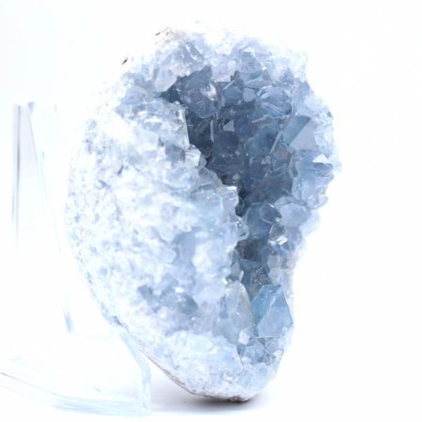 Natuurlijk blok blauwe celestien Madagaskar