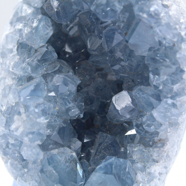 Natuurlijk blok blauwe celestien Madagaskar