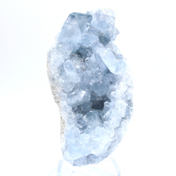 Natuurlijk exemplaar blauwe celestien Madagaskar