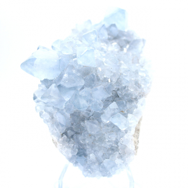 Blauwe celestietgeode, natuurlijke formatie in Madagaskar