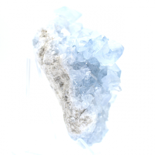 Blauwe celestietgeode, natuurlijke formatie in Madagaskar
