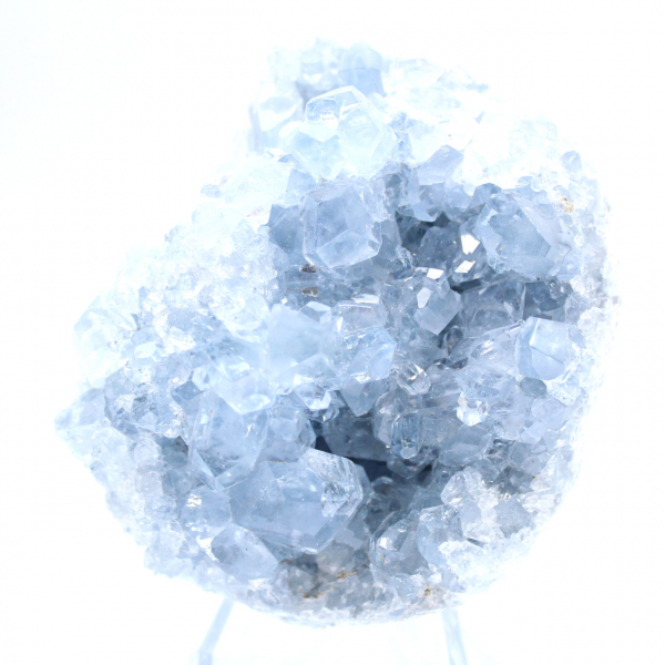 Blauwe celestiet geode Madagaskar uniek stuk