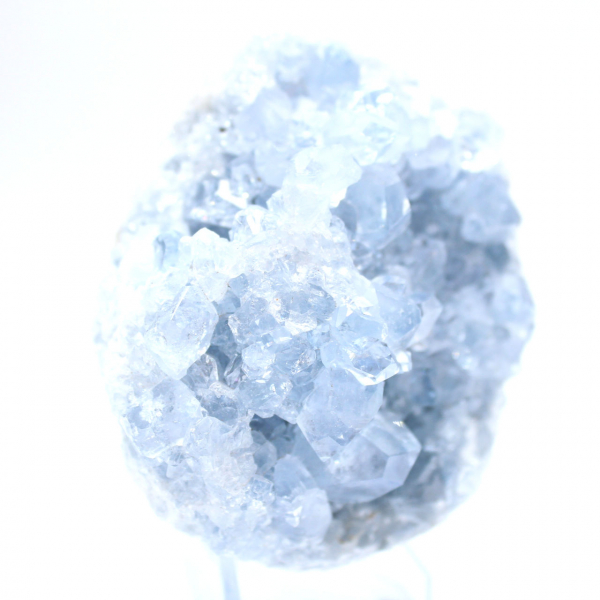 Blauwe celestiet geode Madagaskar uniek stuk