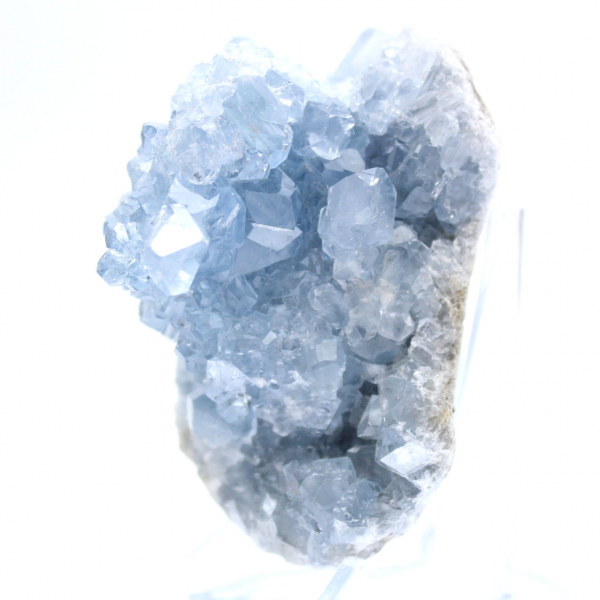 Authentieke Madagascar Blauwe Celestiet Geode