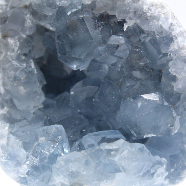 Unieke Madagaskar blauwe celestietgeode