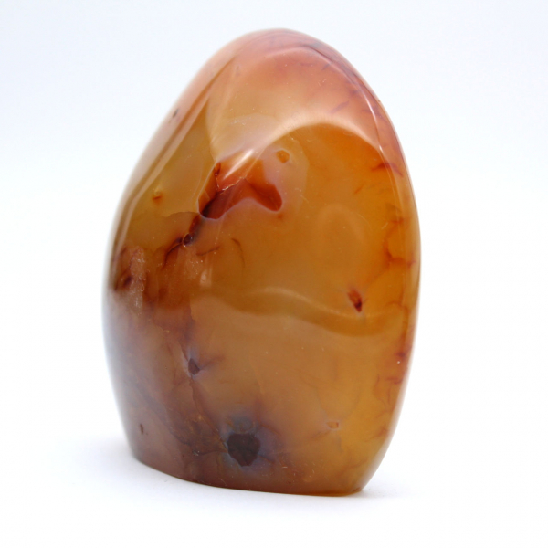 Gepolijst Carneool Miniatuur Ornament - Authentieke Natuursteen uit Madagaskar (250g)