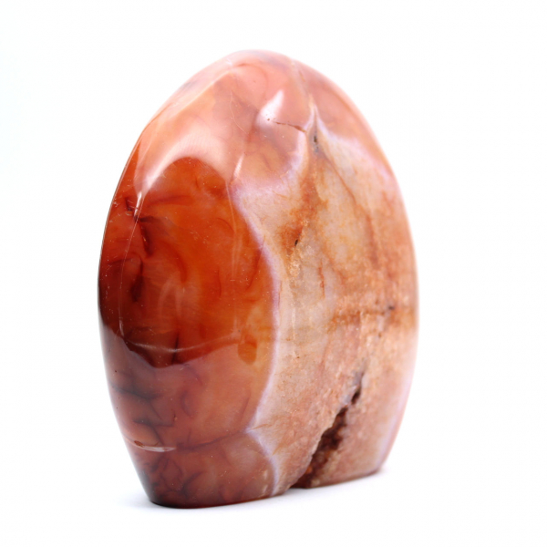 Gepolijste Madagaskar Carneool - Grote decoratieve steen (natuurlijk ornament)